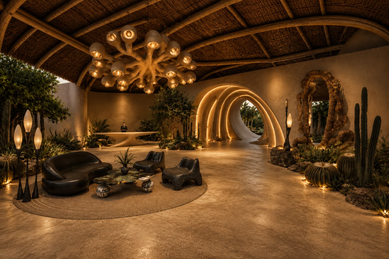 Lobby de la Casa Club AION CABO